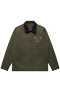 Haven Canvas Cord Collar Jacket Army Green 