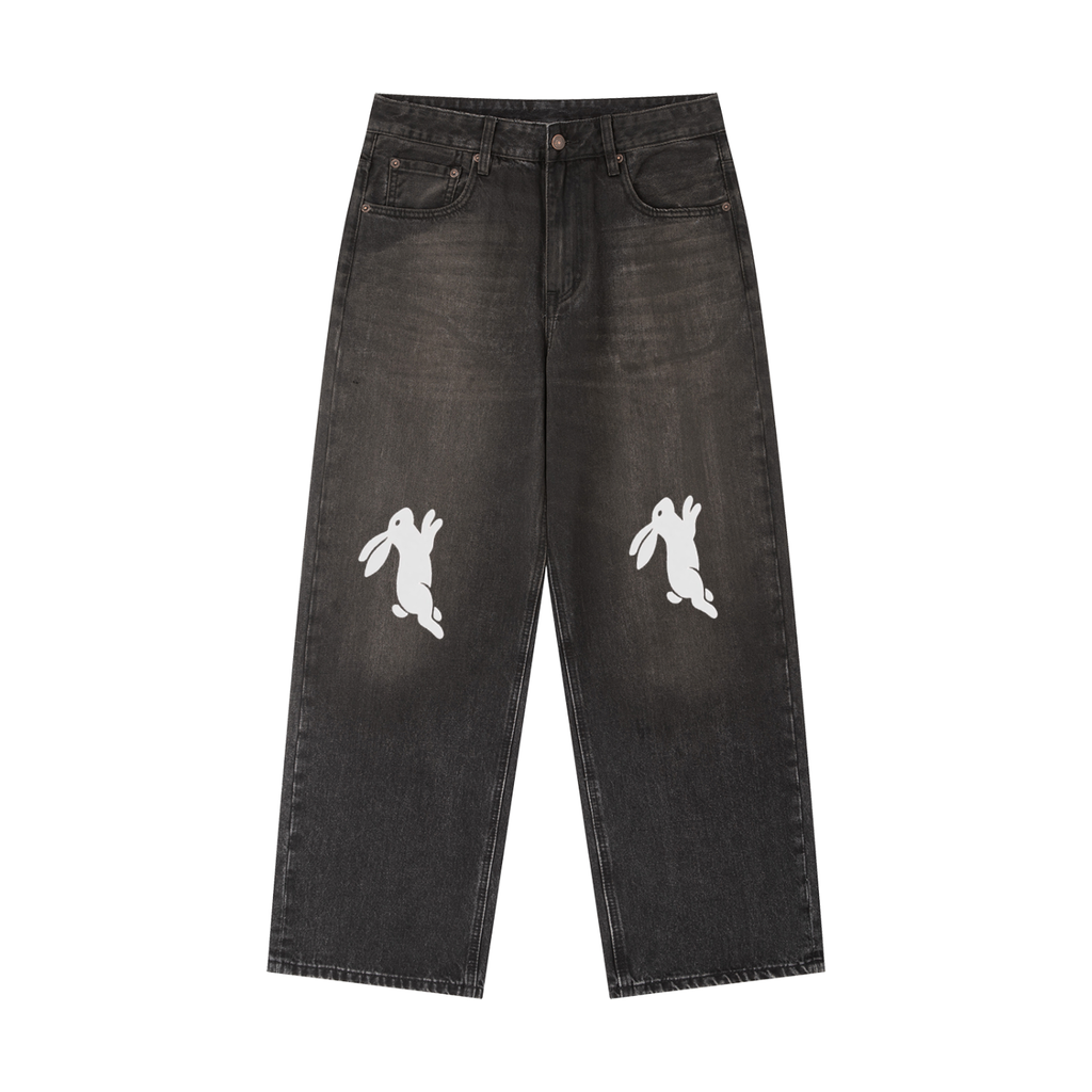 Paradise Running Rabbit Dark Denim Jeans