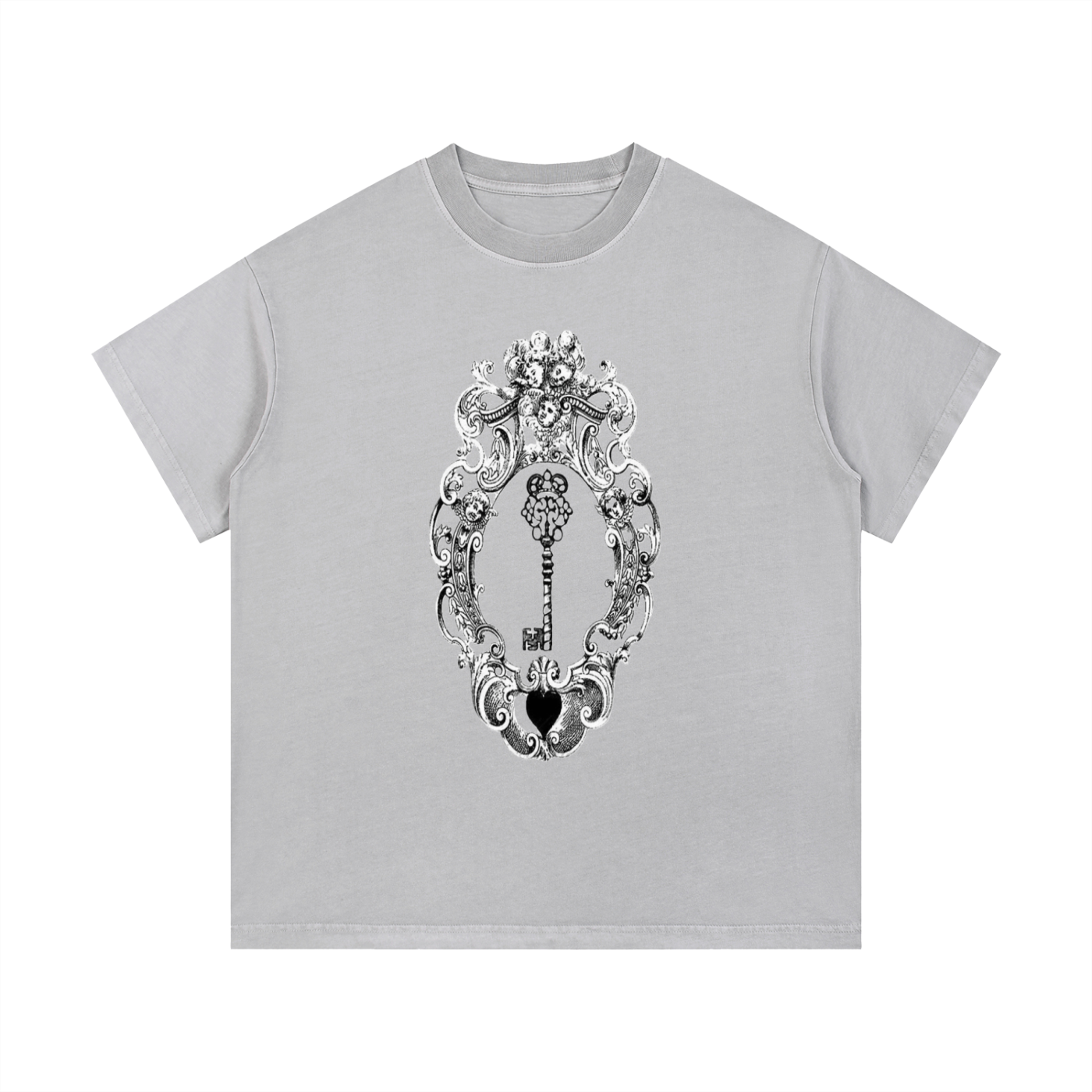 Vintage Wash Haven Crest Cotton T-Shirt